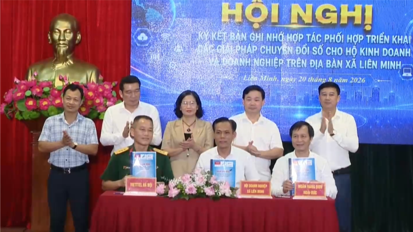 Xã Liên Minh đẩy mạnh chuyển đổi số