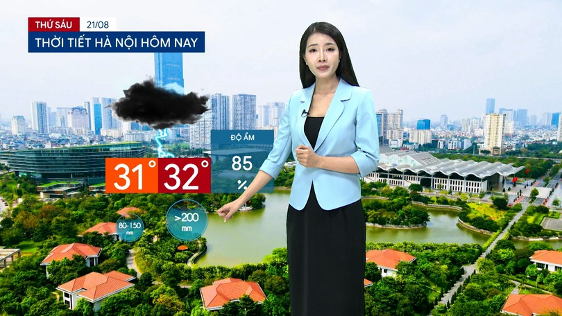 Dự báo thời tiết tối | 21/08/2026