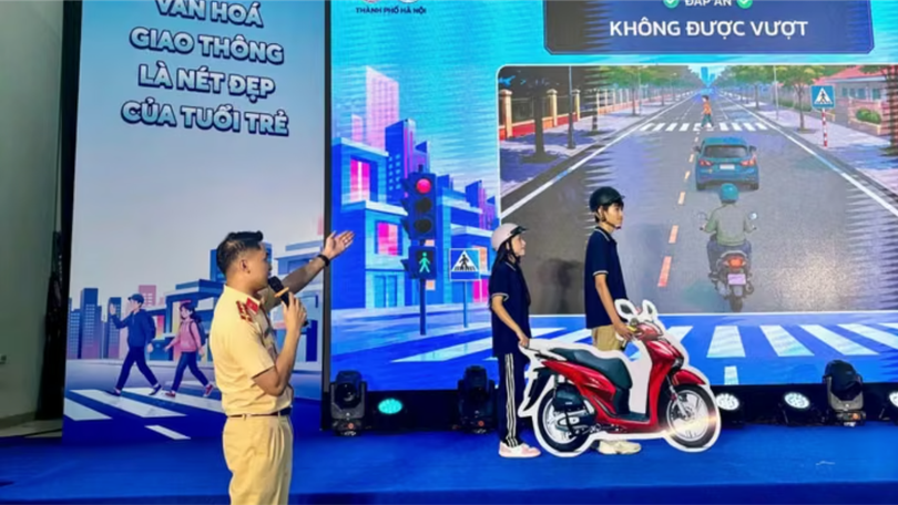 Khởi động chương trình thanh niên với văn hoá giao thông