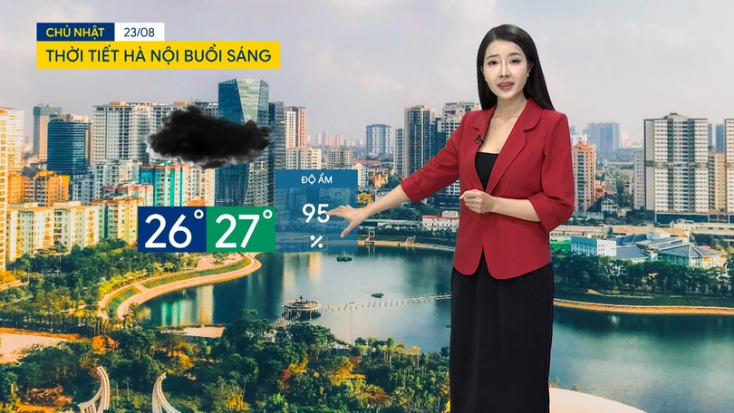 Dự báo thời tiết sáng | 23/08/2026