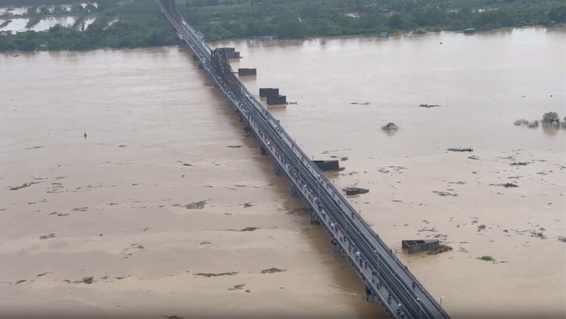 Hà Nội cảnh báo lũ trên sông Cà Lồ