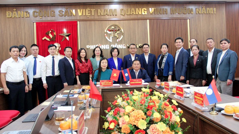 Nhiều tiềm năng hợp tác phường Đông Ngạc và huyện Saythany