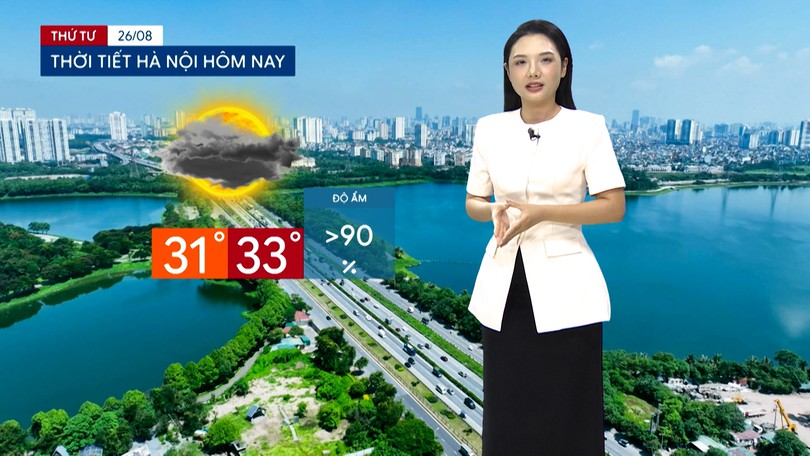 Dự báo thời tiết tối | 26/08/2026