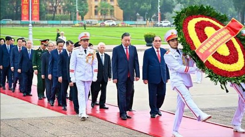 Lãnh đạo Đảng, Nhà nước vào Lăng viếng Chủ tịch Hồ Chí Minh