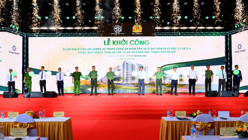 Khởi công dự án nhà ở cho lực lượng Công an nhân dân