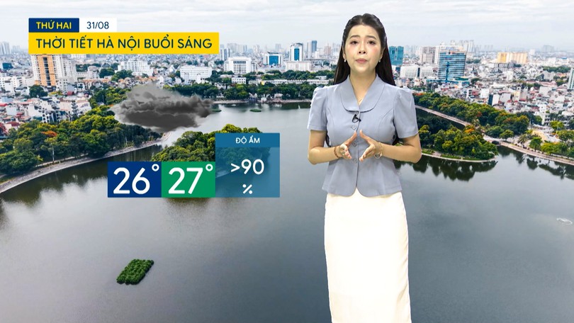 Dự báo thời tiết sáng | 31/08/2026