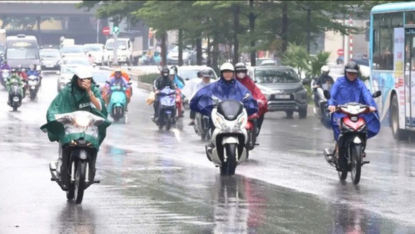 Thời tiết 31/8: Mưa rào và dông vài nơi