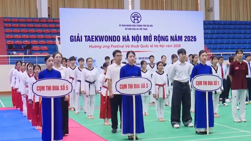 Khởi tranh giải Taekwondo Hà Nội mở rộng