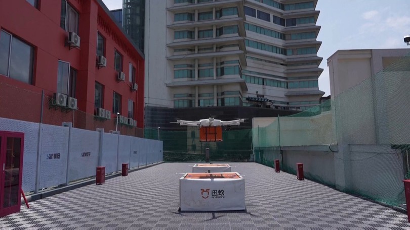Trung Quốc mở rộng mạng lưới giao hàng bằng UAV