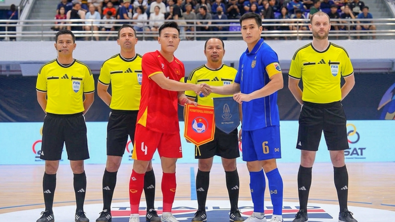 Đội tuyển futsal Việt Nam chia điểm với Thái Lan