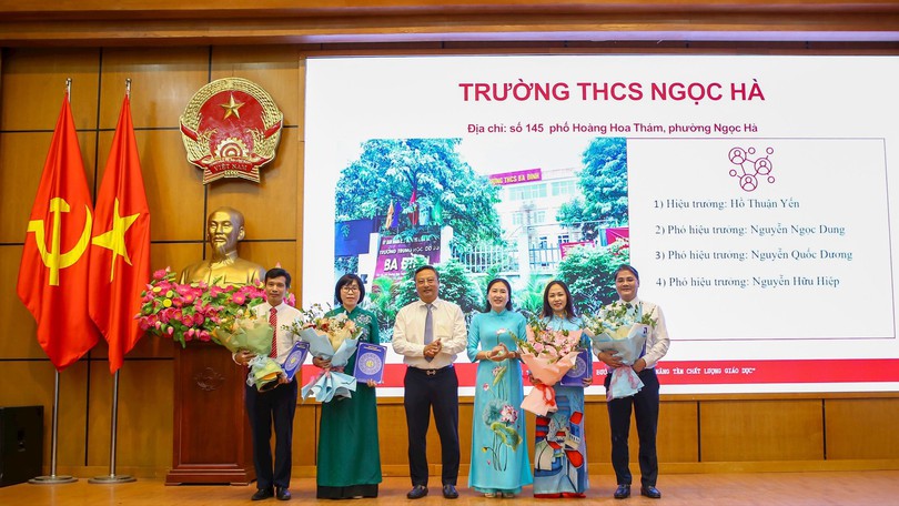 Phường Ngọc Hà công bố quyết định thành lập các trường công lập