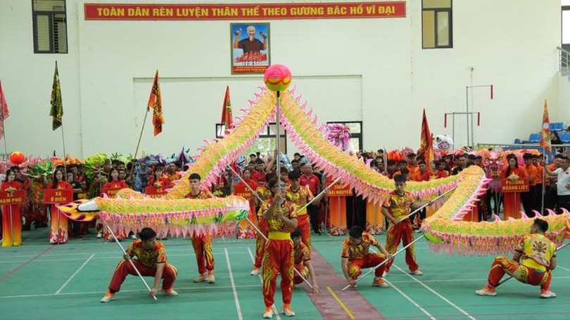 Giải Lân Sư Rồng Hà Nội: Sắc màu trong Festival võ thuật quốc tế