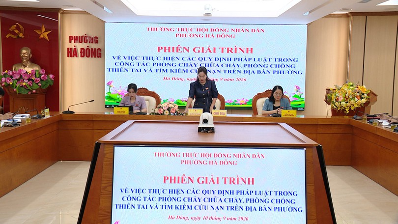 Phường Hà Đông chủ động, sẵn sàng PCCC, phòng chống thiên tai