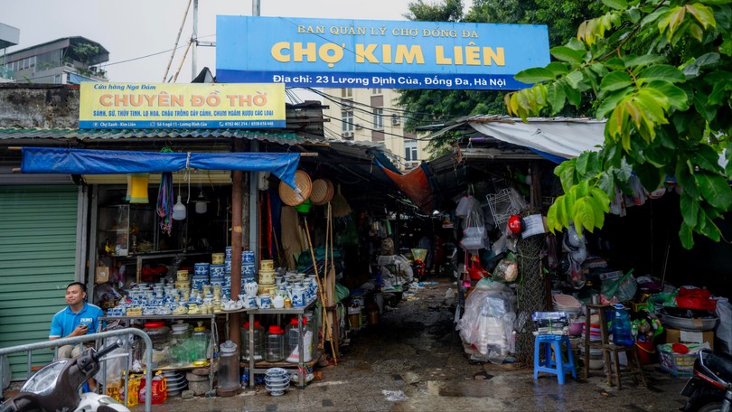 Chợ Kim Liên hơn 30 năm tuổi tạm dừng hoạt động