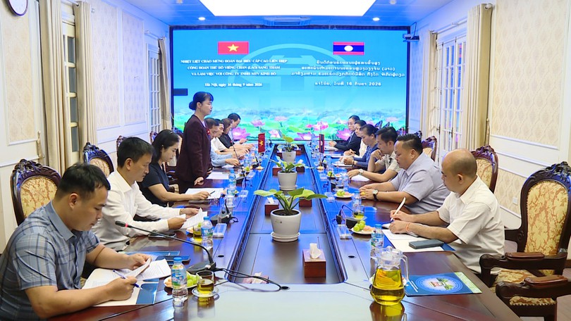 Công đoàn Hà Nội - Viêng Chăn chia sẻ kinh nghiệm chăm lo cho người lao động