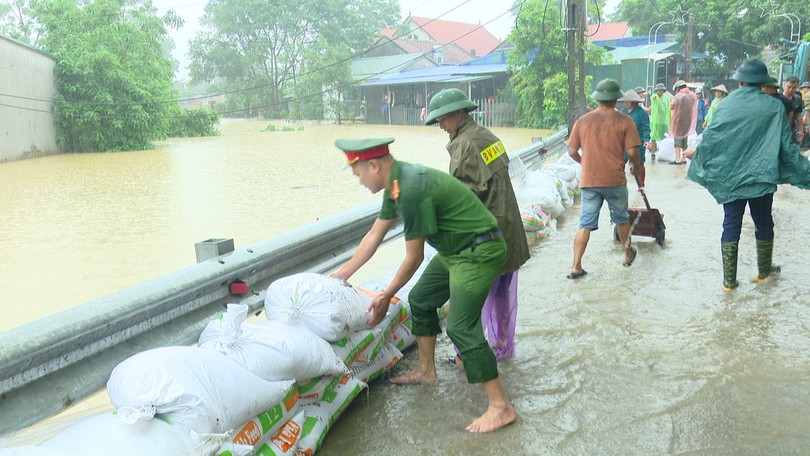 Các địa phương cần chủ động ứng phó với lũ trên các sông