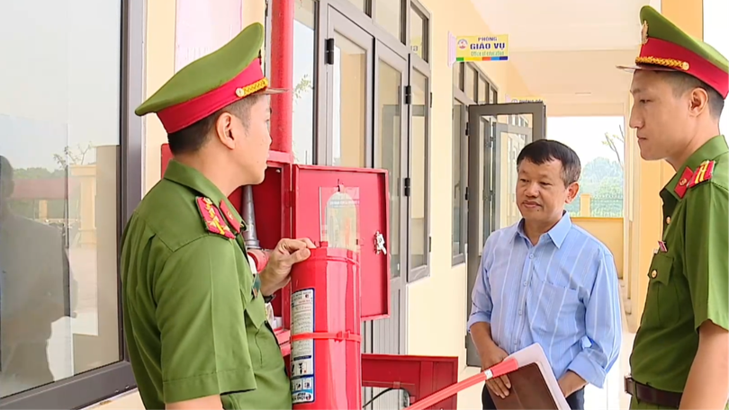 Xã Hòa Lạc đảm bảo an toàn PCCC tại trường học