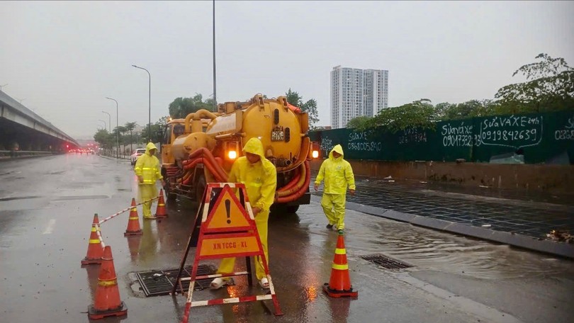 Hà Nội đảm bảo vận hành hệ thống thoát nước cho thành phố