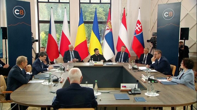 Ukraine ra mắt khuôn khổ hợp tác nhóm C8