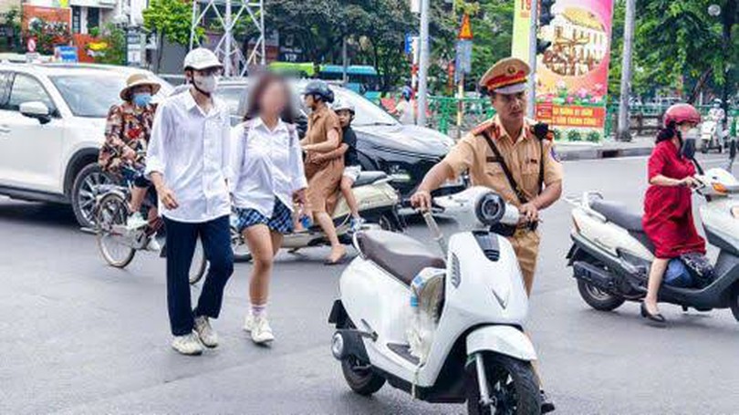 Xử phạt 1.780 học sinh vi phạm giao thông trong 2 tuần
