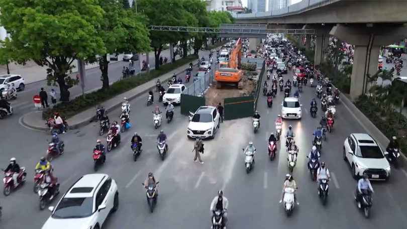 Di chuyển trên đường Nguyễn Trãi thế nào trong ngày đầu tuần?