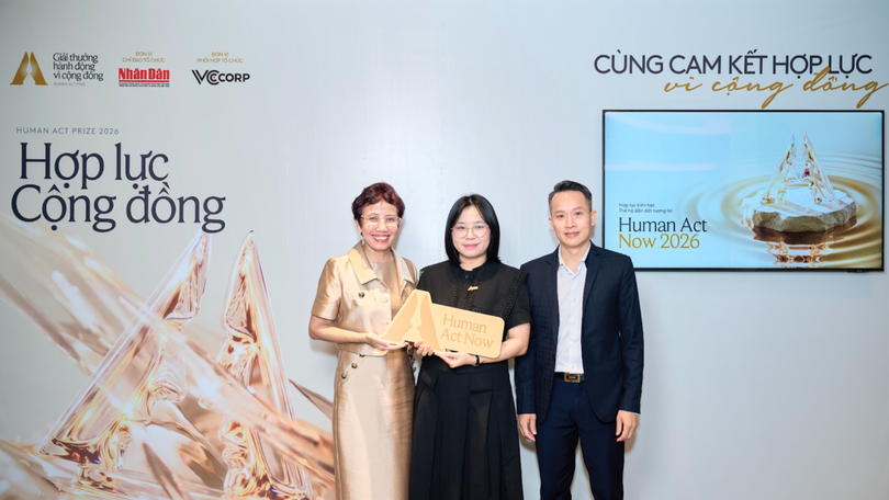 Human Act Prize 2026: Lan tỏa tinh thần hợp lực