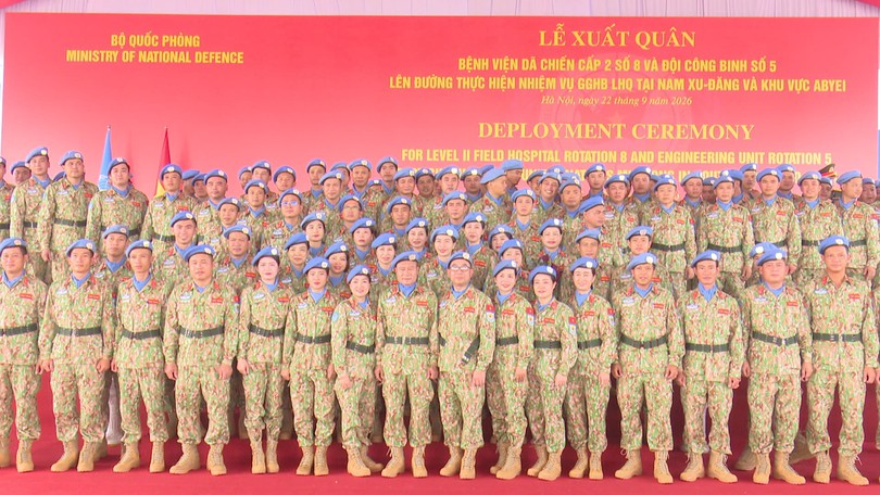 Những người lính Việt Nam lên đường gìn giữ hòa bình Liên hợp quốc