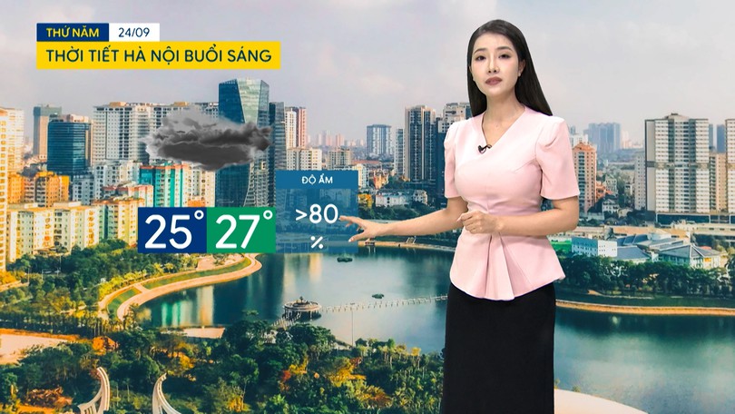 Dự báo thời tiết sáng | 24/09/2026