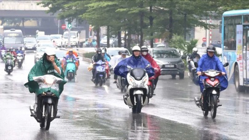 Thời tiết Hà Nội duy trì hình thái mưa rải rác bất chợt