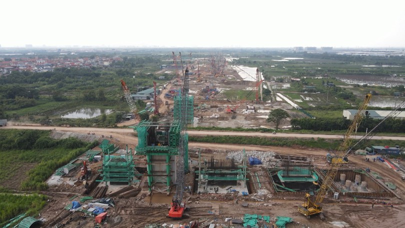 Tăng tốc thi công đường nối sân bay Gia Bình với Hà Nội