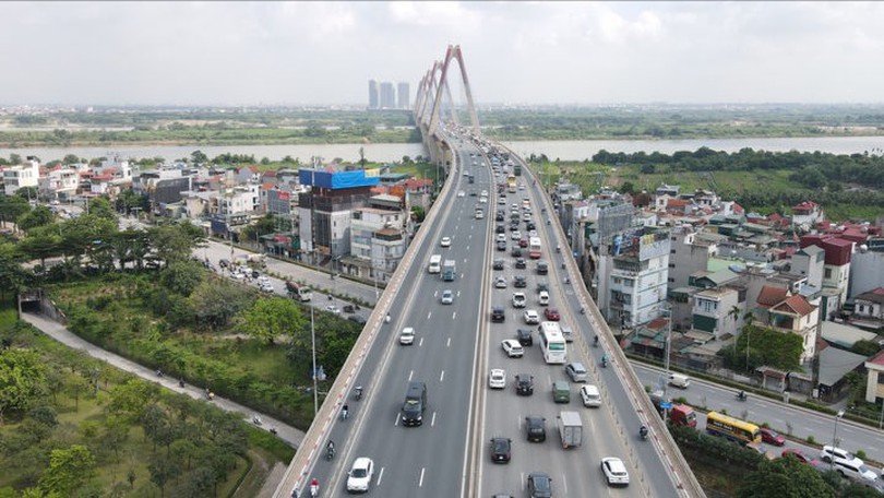 Hà Nội thí điểm tổ chức giao thông trên cầu Nhật Tân