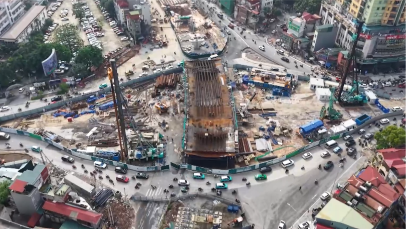 Cần tổ chức giao thông hợp lý tại nút giao đang thi công