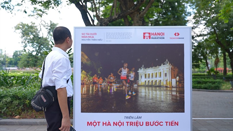 Không gian triển lãm "Một Hà Nội - triệu bước tiến"