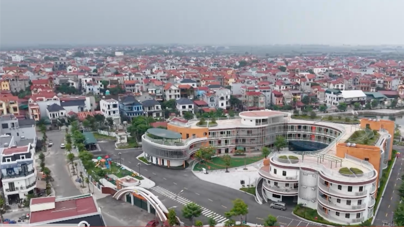 Ngôi trường mới trong khu tái định cư Vành đai 4