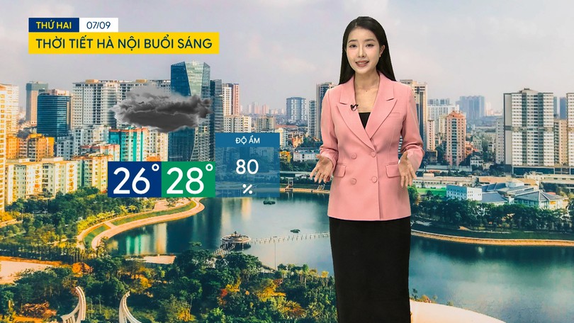 Dự báo thời tiết sáng | 07/09/2026