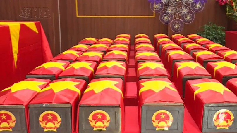Quy tập 582 hài cốt liệt sĩ tại công viên Lê Thị Riêng