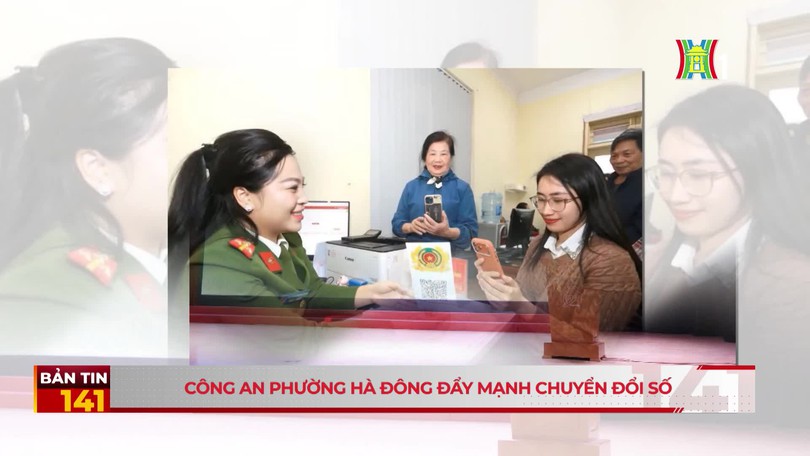 Công an phường Hà Đông đẩy mạnh chuyển đổi số