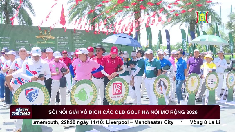 Sôi nổi giải Vô địch các CLB Golf Hà Nội Mở rộng 2026