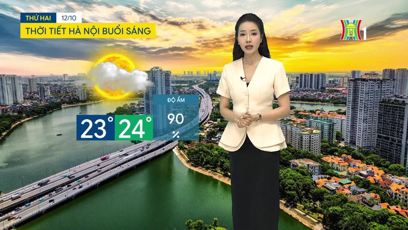 Dự báo thời tiết sáng | 12/10/2026