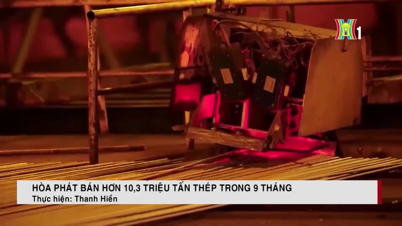 Hòa Phát bán hơn 10,3 triệu tấn thép trong 9 tháng
