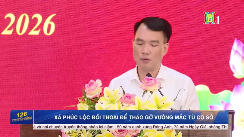 Xã Phúc Lộc đối thoại để tháo gỡ vướng mắc từ cơ sở