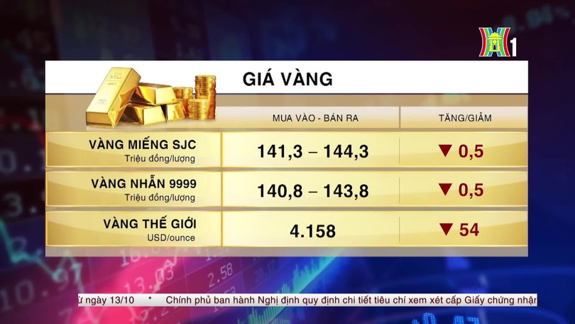 Tổng quan thị trường sáng ngày 13/10