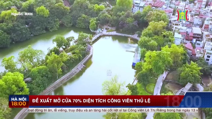 Đề xuất mở cửa 70% diện tích Công viên Thủ Lệ