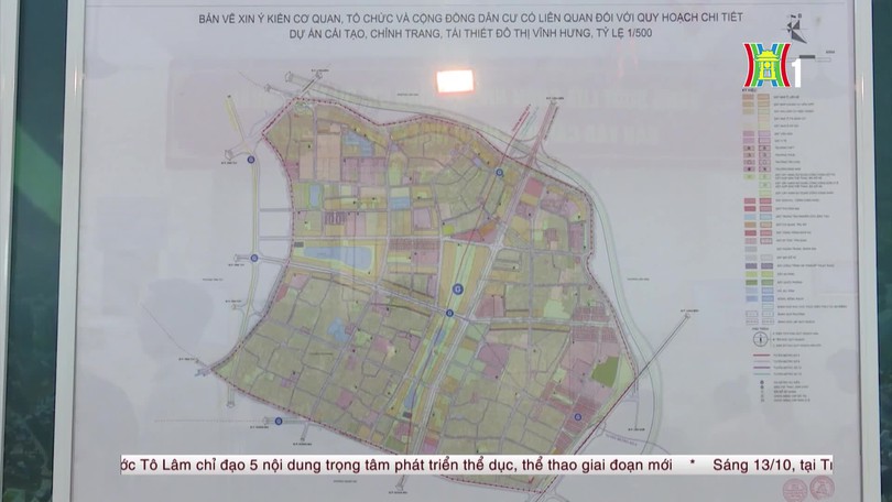 Lấy ý kiến người dân về quy hoạch tái thiết đô thị Vĩnh Hưng