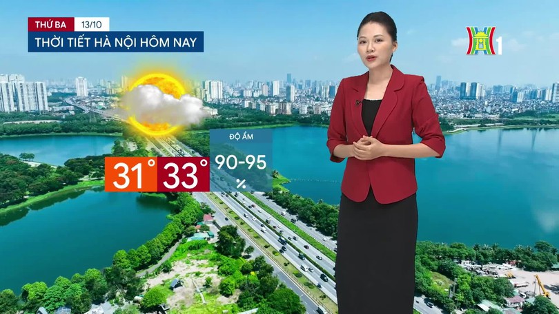 Dự báo thời tiết tối | 13/10/2026