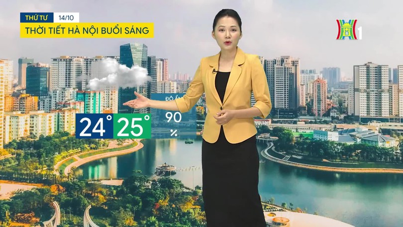 Dự báo thời tiết sáng | 14/10/2026