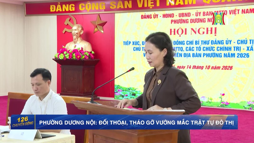 Phường Dương Nội: Đối thoại, tháo gỡ vướng mắc trật tự đô thị