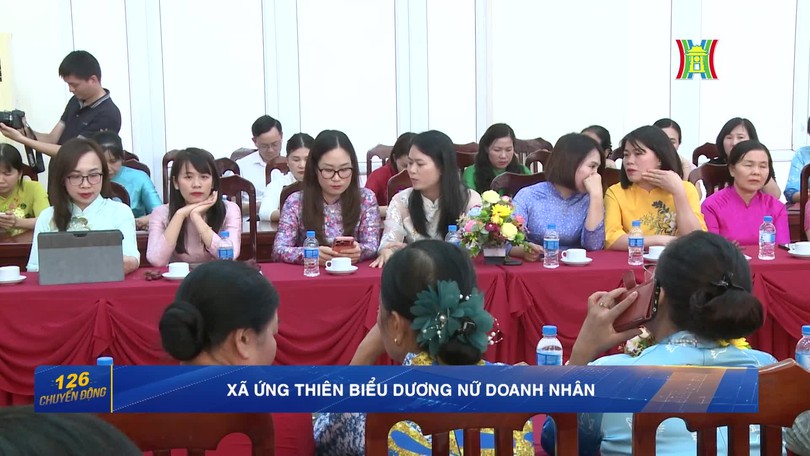 Xã Ứng Thiên biểu dương nữ doanh nhân