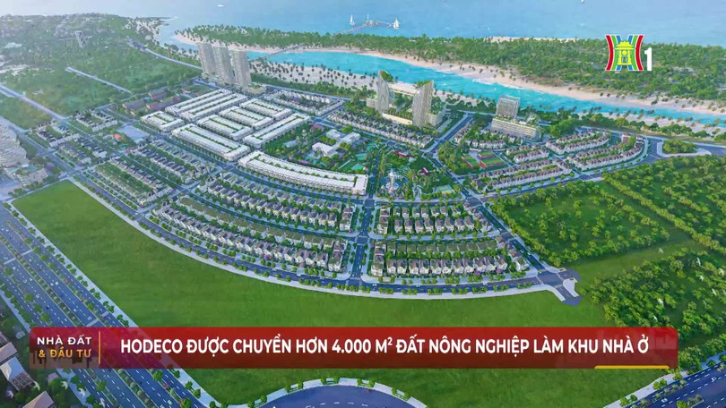 Hodeco được chuyển hơn 4.000 m² đất nông nghiệp làm khu nhà ở