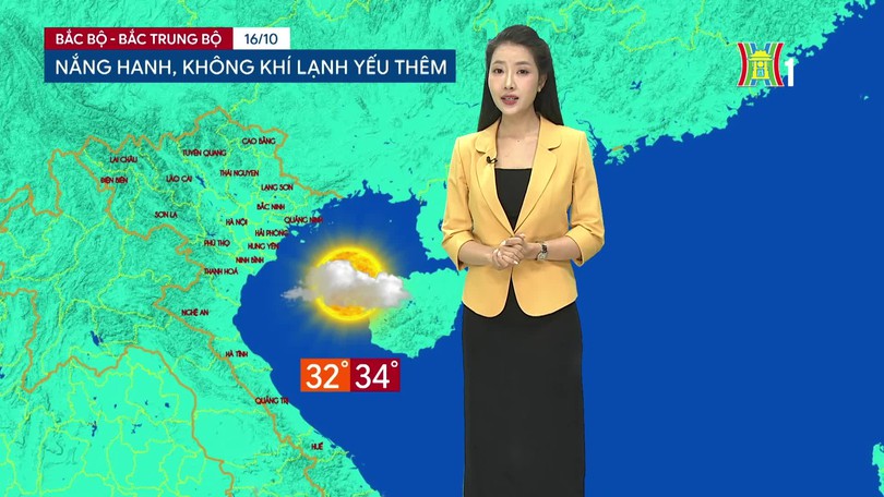 Dự báo thời tiết tối | 16/10/2026